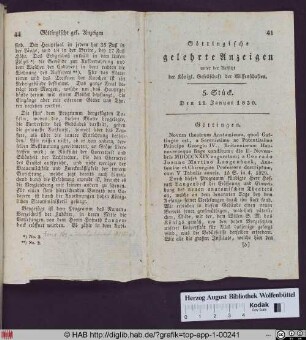 Göttingische gelehrte Anzeigen
