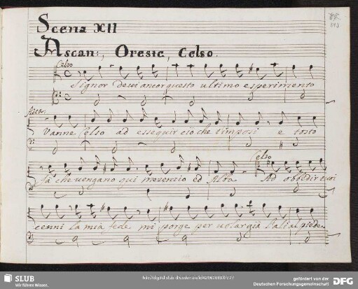 Antonio Lotti - L'Ascanio. Atto terzo