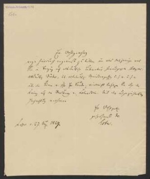 Brief an Jacob Grimm : 27.08.1829-08.09.1829