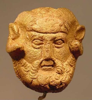 Maske des Jupiter Ammon mit zoomorphen Ohren