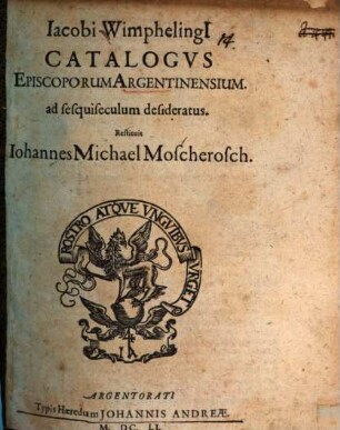 Catalogus Episcoporum Argentinensium
