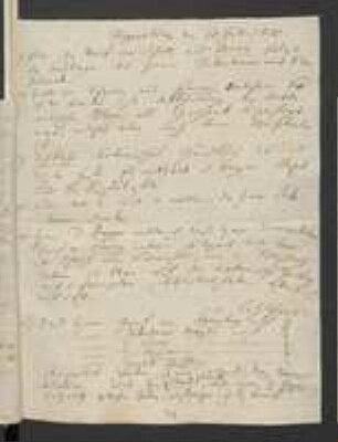 Brief von Johann Jacob Kohlhaas an Heinrich Meyer