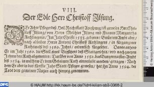 [Christoff Ilsung; Christophorvs Ilsvngvs.]