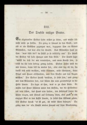 100. Des Teufels rußiger Bruder.