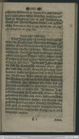 Anno 1651. und 1652