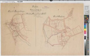 Bausenhagen (Fröndenberg), Zusammenlegung Bausenhagen, Beiblatt zur Übersichtskarte Flur 3 Bausenhagen; Flur 4 Bentrop