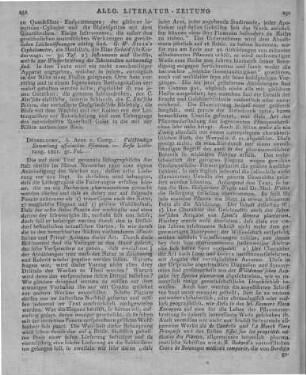 Vollständige Sammlung officineller Pflanzen. Lfg. 1. Düsseldorf: Arnz 1821