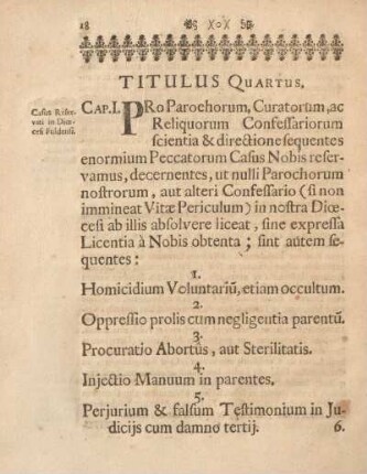 Titulus quartus.