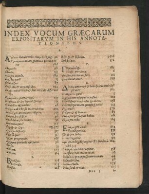 Index Vocum Graecarum