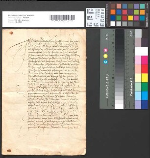 Quittung des Wilhelm Ketteler über die Ablösbarkeit der ihm auf den Rheinzoll zu Bonn versicherten Rente von 100 Gulden.