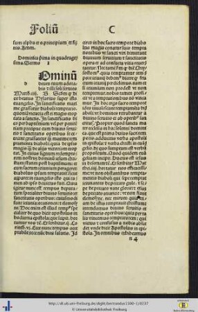 Dominica prima in quadragesima, Sermones I-III
