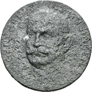 Medaille zur Erinnerung des Ersten Weltkrieges mit Brustbild General Alexanders von Linsingen, 1918