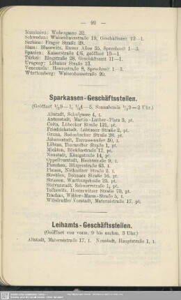 Leihamts-Geschäftsstellen