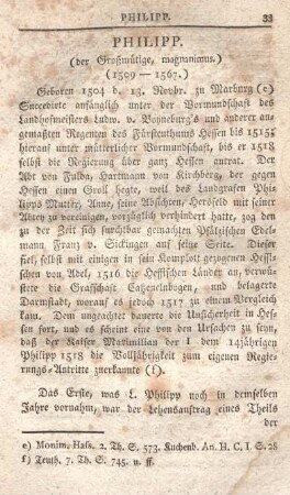 Philipp. (der Großmüthige, magnanimus.) (1509 - 1567.)