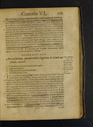 Observatio XLIV. An consuetudo, qua parentibus legitima in totum aufertur, valeat?