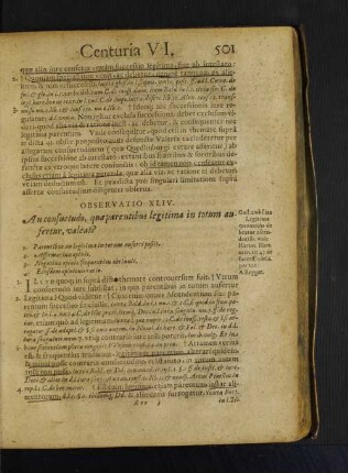 Observatio XLIV. An consuetudo, qua parentibus legitima in totum aufertur, valeat?