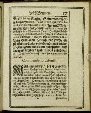 Commendatio defuncti.