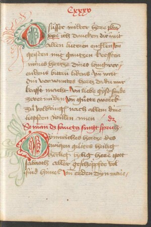 Fleuronnée-Initialen O