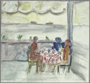 Im Café am Meer (Heiligendamm)