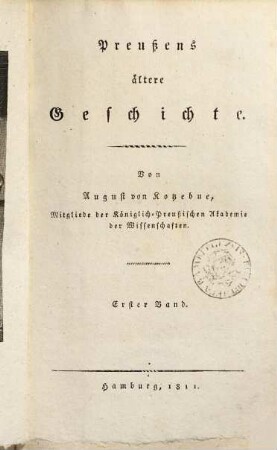 Preußens ältere Geschichte, 1