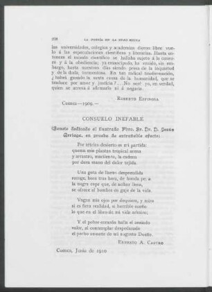 Consuelo inefable