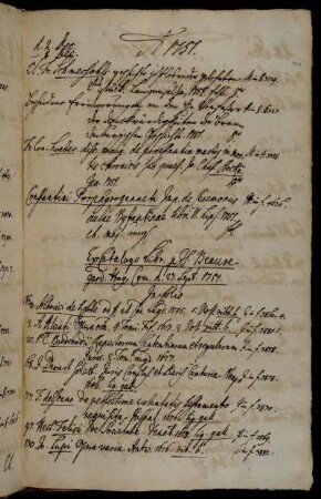 Ex Catalogo Libr. p Is. Beauregard. Hag. Com. d. 27. Sept. 1751.