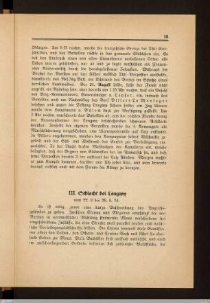 III. Schlacht bei Longwy