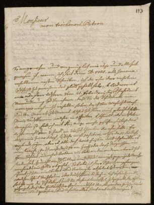 Brief von Johann Daniel Geysel an Johann Friedrich von Uffenbach. Venedig, 9.4.1751