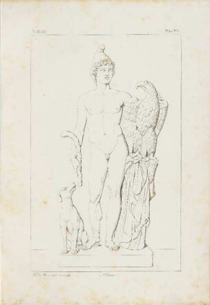 Kupferstich: Vol. XI. TA. XI. Ferd. Mori del. et sculp. N. direx.