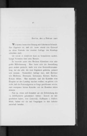 Berlin, den 9. Februar 1906