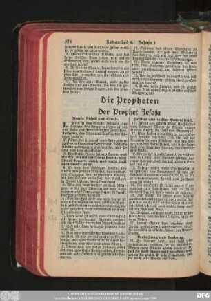 [3) Die prophetischen Bücher]