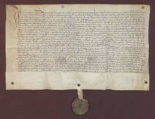 Erblehenbrief und Revers, Verschreibung der markgräflich-badischen und gräflich-ebersteinischen Brückmühle zu Gernsbach an Hans Rothfuß