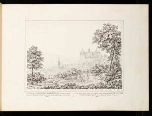 Heidelberg, Schloss und Stadt von Westen