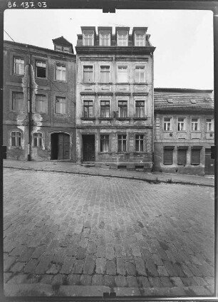 Altenburg, Kesselgasse. Wohnhaus. Straßenfront