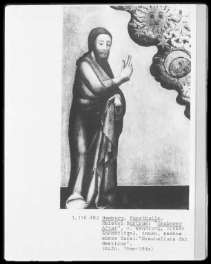 Grabower Altar — Erschaffung von Sonne, Mond und Sternen