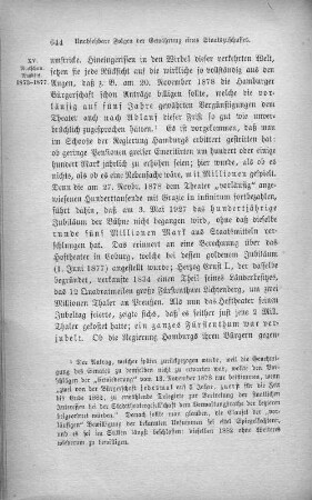 Unabsehbare Folgen der Gewährung eines Staatszuschusses.