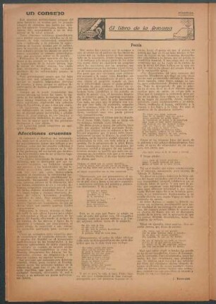 El libro de la semana : Poesía