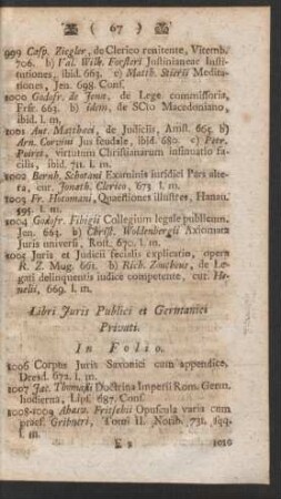 Libri Juris Publici et Germanici Privati