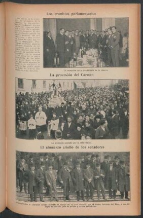 El almuerzo criollo de los senadores