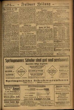 Zweite Ausgabe vom Samstag, den 01. März 1924.