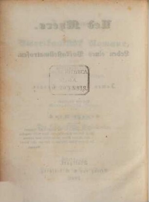 J. F. Cooper's amerikanische Romane : neu aus dem Englischen übertragen, 17. Ned Myers : aus dem Leben eines Vorkastellmatrosen