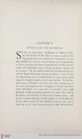 Chapter V: Pheidas and the Parthenon