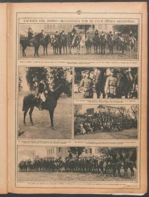 Cacería del zorro organizada por el Club Hípico Argentino