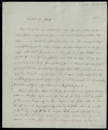 Nr. 272: Brief von Peter Wilhelm Forchhammer an Karl Otfried Müller, Kopenhagen, 3.7.1835