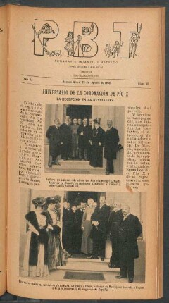 Aniversario de la coronación de Pío X - La recepción en la nunciatura