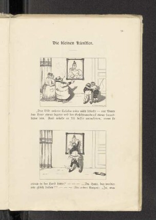 Die kleinen Künstler.