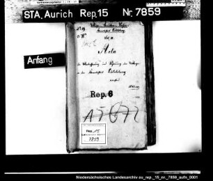 Die Überwachung der Wegeverwaltung in der Herrlichkeit Lütetsburg
