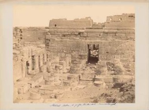 Totentempel des Ramses III. in Medinet Habu, Luxor (Theben-West): Ansicht, Hypostyl