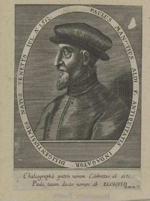 Bildnis des Paulus Manutius
