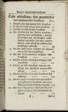 Kurzer inhalt dises büchlins.